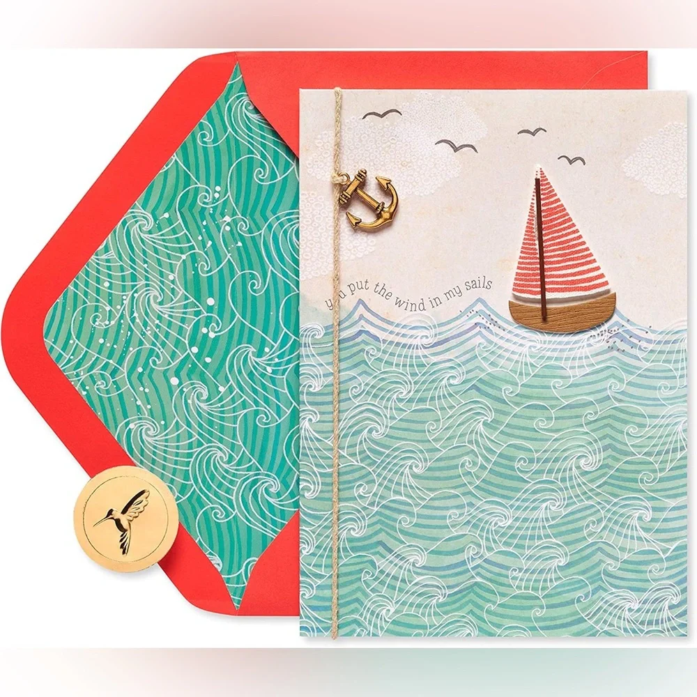 🆕Papyrus Romantic Greeting Card